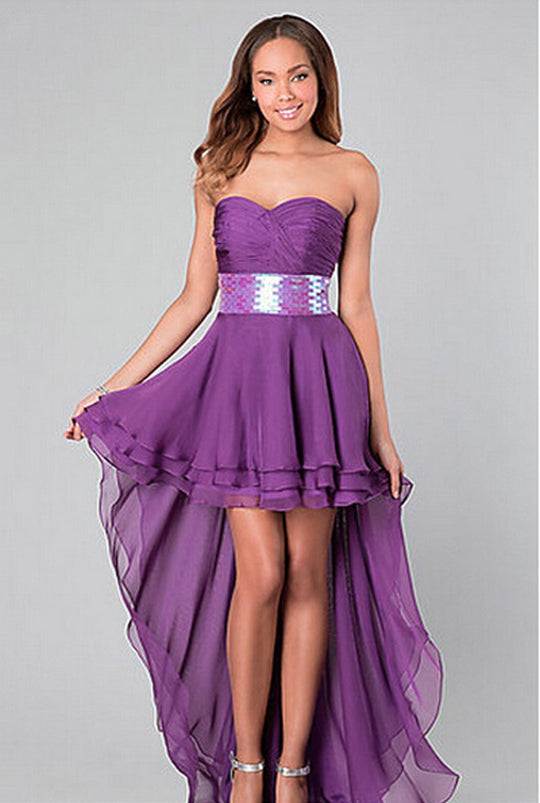 Alyce Paris B'Dazzle - 35584 Dress in Bright Purple