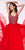 Angela & Alison - 61027 Beaded Scoop Neck Ballgown In Red