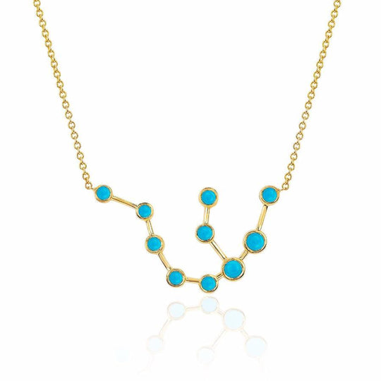 Aquarius Turquoise Constellation Necklace
