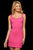Sherri Hill - 52963 Sleeveless Scoop Neck Short Sheath Dress In Pink