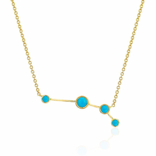 Aries Turquoise Constellation Necklace