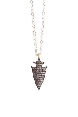 Heather Gardner - Diamond Arrowhead Necklace