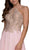 Gilded Lace Cutout Halter Chiffon Evening Gown