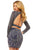Sherri Hill - 52090 Two Piece Dazzling Long Sleeves Homecoming Dress In Blue