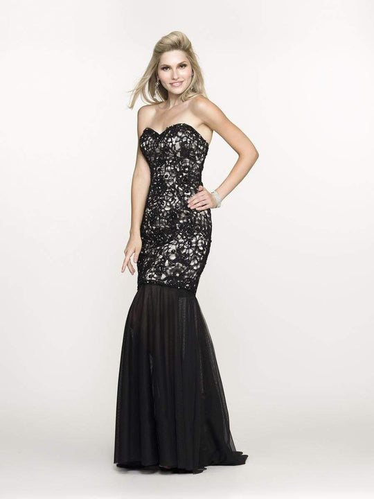 BG Haute - G3111 Dress in Black and Nude