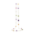 Multicolor Stone Baroque Necklace In 18K Yellow Gold