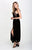 ANCON HIGH NECK SLIT MAXI DRESS