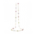 Tresor Collection - Gemstone Long Baroque Necklace in 18k Yellow Gold Multi-Color