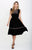 DIANA EMBROIDERED RUFFLE SLEEVE DRESS