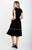 DIANA EMBROIDERED RUFFLE SLEEVE DRESS