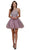 Nox Anabel - B652 Sparkly Lace Applique Bodice Tulle Cocktail Dress