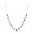 Tresor Collection - Multicolor Tourmaline Drops Necklace in 18K Yellow Gold