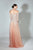 Beside Couture by Gemy - BC 1425 Off Shoulder Lace and Tulle Gown In Pink