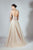 Beside Couture by Gemy - BC 1425 Off Shoulder Lace and Tulle Gown In Pink