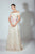 Beside Couture by Gemy - BC 1427 Applique Off-Shoulder A-line Gown In Neutral