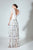 Beside Couture by Gemy - BC 1434 Ruffled Floral Embroidered Tier Gown In Pink