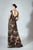 Beside Couture by Gemy - BC 1463 Lace Applique Sheath Dress In Black and Nude