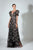 Beside Couture by Gemy - BC 1469 Embroidered Lace A-line Gown In Black