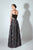 Beside Couture by Gemy - BC 1470 Embroidered and Applique A-line Gown In Black and Pink