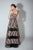 Beside Couture by Gemy - BC 1471 Embroidered Lace A-line Dress In Pink and Black