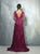 Beside Couture By Gemy - BC1267 Illusion Fringed Embroidered Dress In Pink