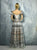 Beside Couture By Gemy - BC1286 Illusion Bateau A-line Dress In Silver and Gold