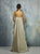 Beside Couture By Gemy - BC1289 Slim Strap Beaded Sheath Gown In Gray