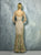 Beside Couture By Gemy - BC1290 Floral Embellished Fitted Gown In Neutral