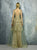 Beside Couture By Gemy - BC1293 Metallic Sheer and Embellished Gown In Brown and Gold