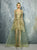 Beside Couture By Gemy - BC1293 Metallic Sheer and Embellished Gown In Brown and Gold
