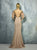Beside Couture By Gemy - BC1297 Off Shoulder Dress With Sleeves In Neutral