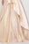 Elizabeth K - Strapless Jewel-Adorned Mikado Gown GL2429 In Neutral