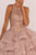 Elizabeth K - GL2513 Illusion Jewel-Ornate Appliqued Ballgown In Pink