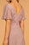 Elizabeth K - GL2520 Embroidered V-Neck A-Line Evening Gown In Purple
