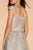 Elizabeth K - GL2526 Cap Sleeve Jewel Adorned Bodice A-Line Gown In Silver