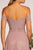 Elizabeth K - GL2550 Pleated Off-Shoulder Chiffon A-line Dress In Pink