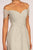 Elizabeth K - GL2550 Pleated Off-Shoulder Chiffon A-line Dress In Green