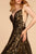 Elizabeth K - GL2581 Allover Sequin Sexy Open Back A-Line Gown In Gold