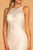 Elizabeth K Bridal - GL2597 Embellished Lace Halter Trumpet Gown In White and Neutral