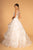 Elizabeth K Bridal - GL2599 Embellished Lace Illusion Scoop Dress In White and Neutral