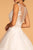 Elizabeth K Bridal - GL2599 Embellished Lace Illusion Scoop Dress In White and Neutral