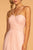 Elizabeth K - GL2607 Pleated Sweetheart Chiffon A-line Dress In Pink