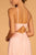 Elizabeth K - GL2607 Pleated Sweetheart Chiffon A-line Dress In Pink