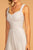 Elizabeth K - GL2608 Sleeveless Ruched-Bodice A-Line Chiffon Gown In Silver
