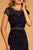 Elizabeth K - GL2612 Embellished Jewel Sheath Dress In Blue