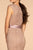 Elizabeth K - GL2613 Sequined Lace Jewel Neck Trumpet Dress in Pink