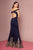 Elizabeth K - GL2658 Off-Shoulder Fitted Mermaid Dress In Blue