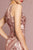 Elizabeth K - GL2702 Sequined Halter Trumpet Dress In Pink
