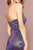 Elizabeth K - GL2703 Glitter Crepe Deep Sweetheart Trumpet Dress In Purple