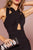 Elizabeth K - GL2706 Jersey Cross Halter Mermaid Dress With Cutouts In Black
